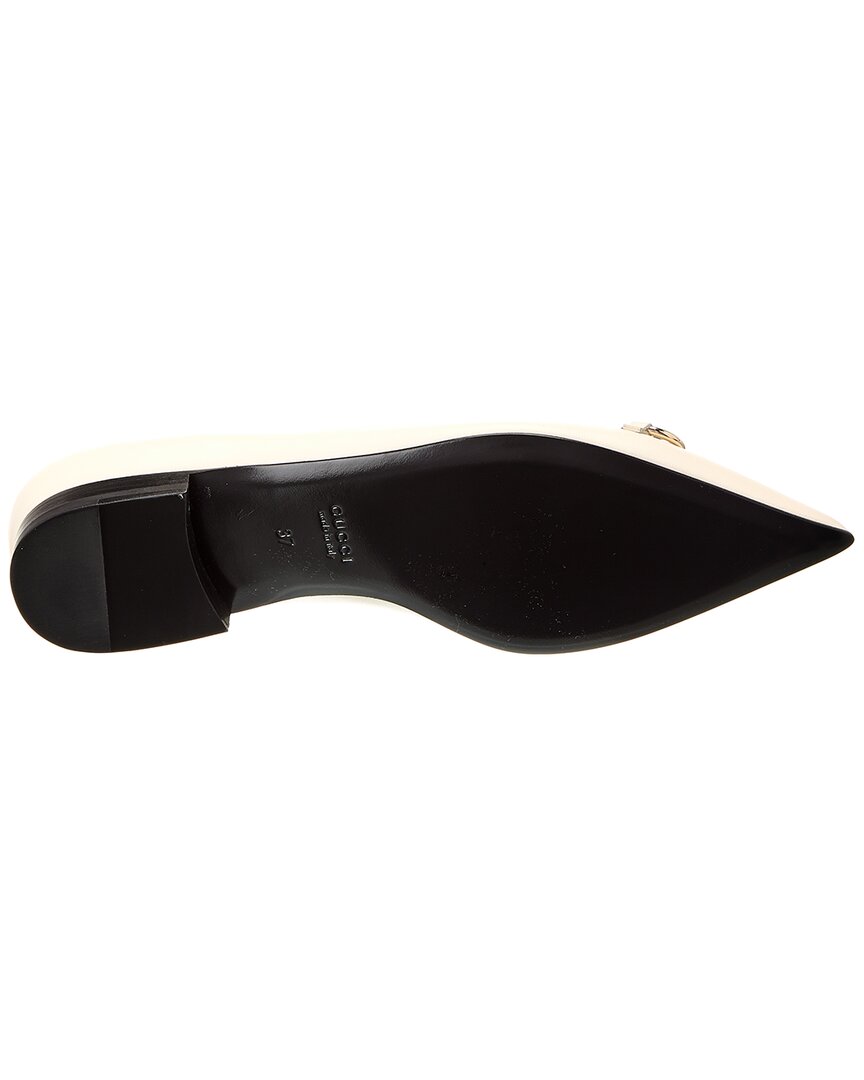 Gucci Gucci Horsebit Leather Ballerina Flat