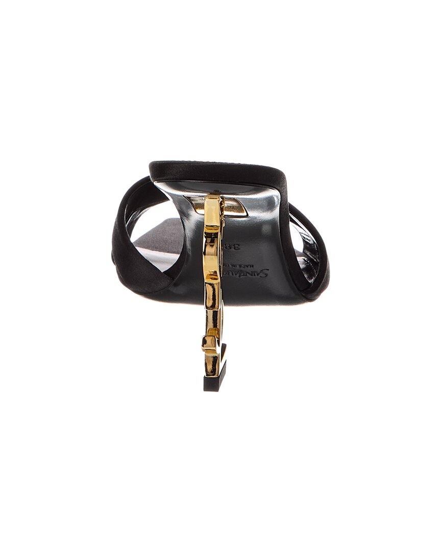 Saint Laurent Opyum 85 Satin Sandal