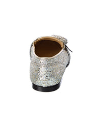 Jimmy Choo Mani Glitter Loafer, 35.5, Silver