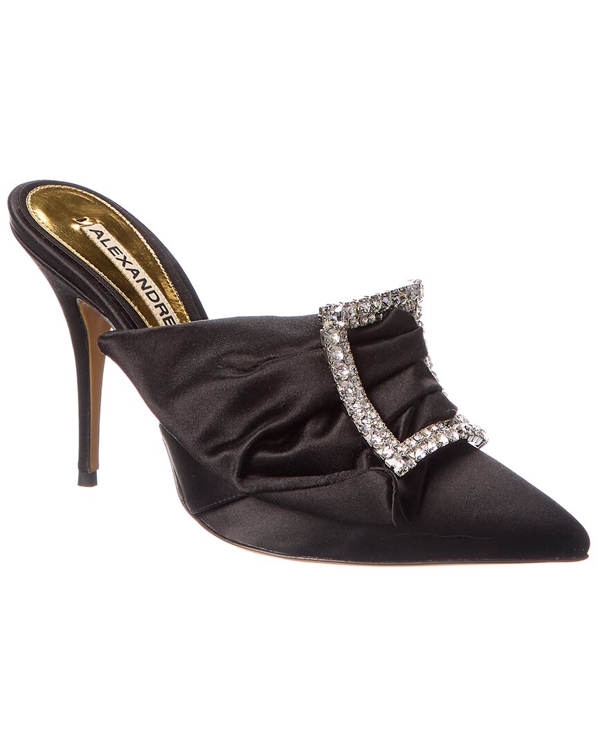 Alexandre Vauthier Lola Satin Pump 40 Black
