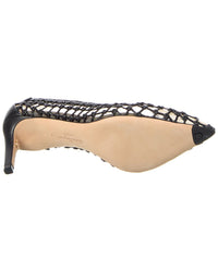 Ferragamo Ilary N70 Mesh & Leather Pump