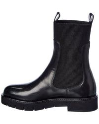 Ferragamo Otello Leather Bootie