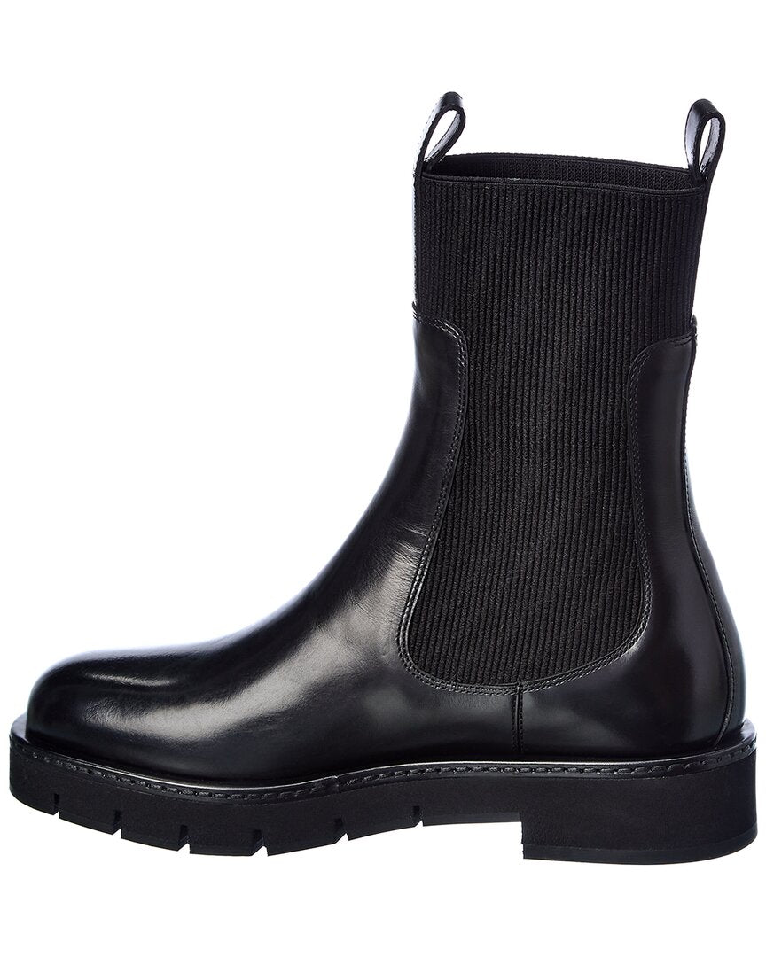 Ferragamo Otello Leather Bootie
