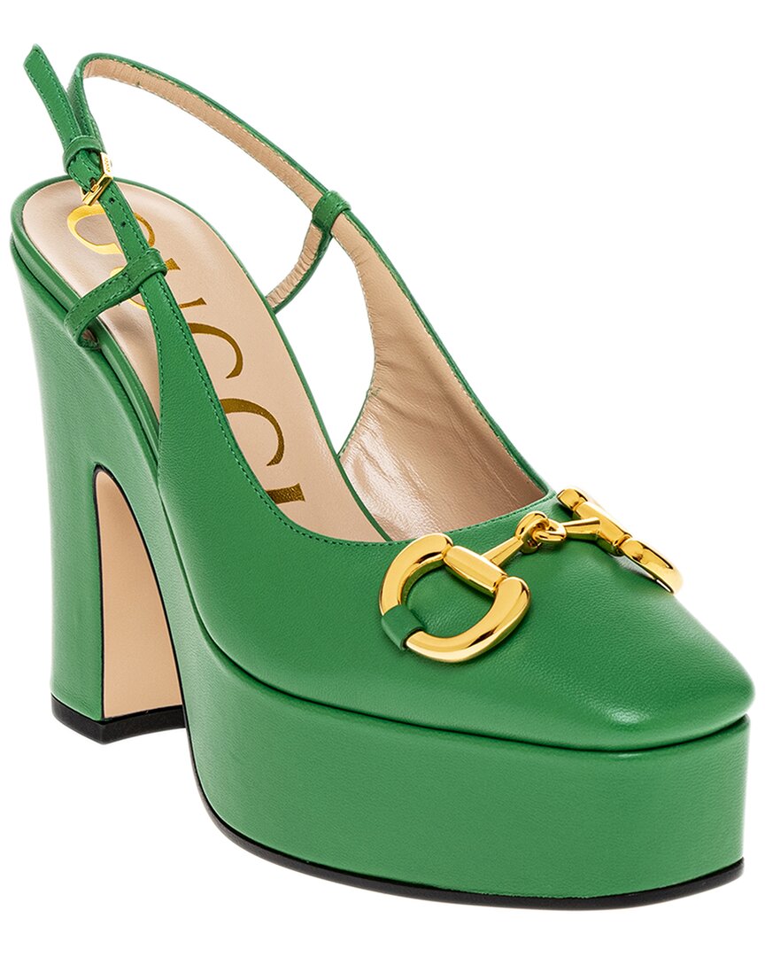 Gucci Horsebit Leather Pump