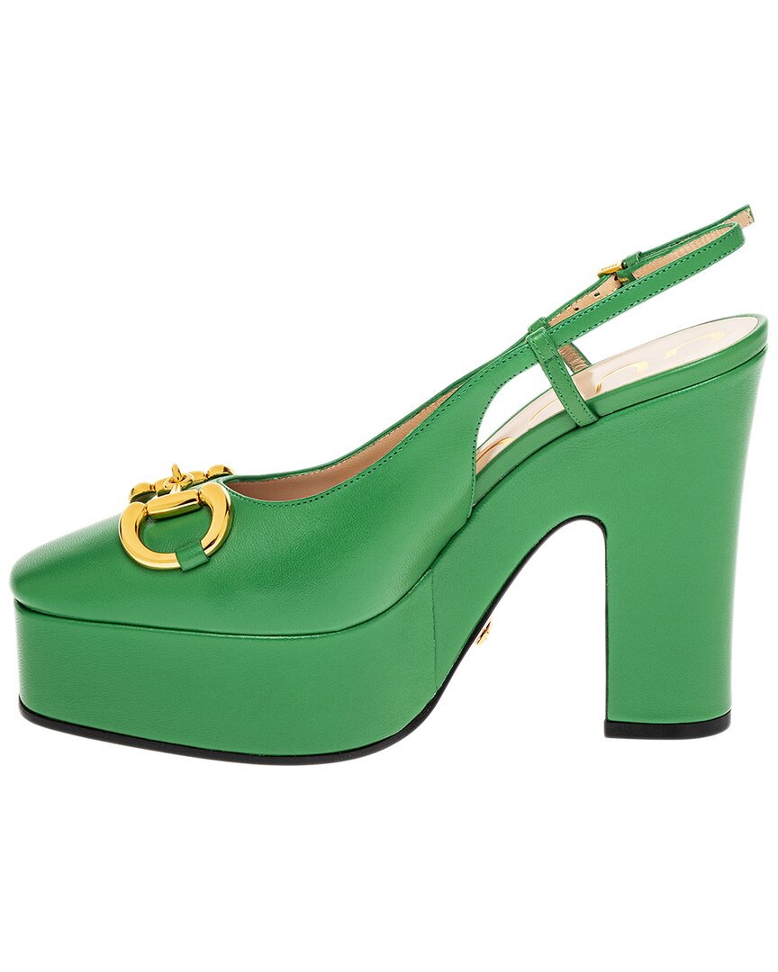 Gucci Horsebit Leather Pump