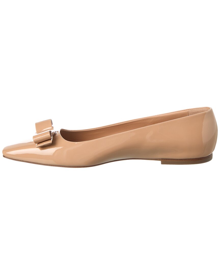 Ferragamo Anz 1 Leather Flat