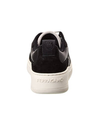 Ferragamo Dania Leather & Suede Sneaker