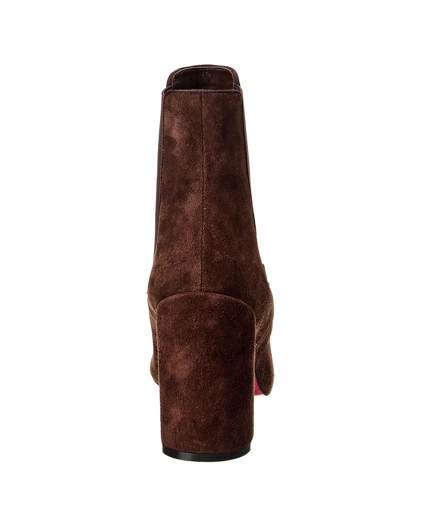 Christian Louboutin Turelastic 85 Suede Bootie