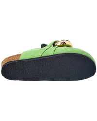 Jw Anderson Chain Suede Mule