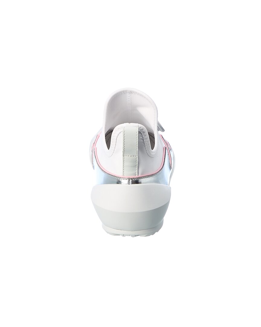 Ferragamo Nile Neoprene & Leather Sock Sneaker