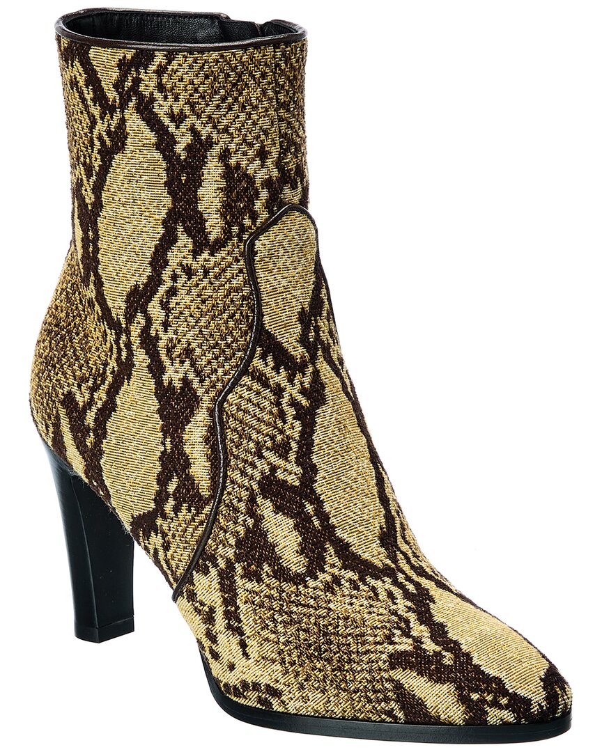 Celine Claude Knit Bootie Brown Multi