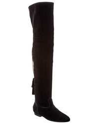 Celine Chat Botte Suede Boot Black 35