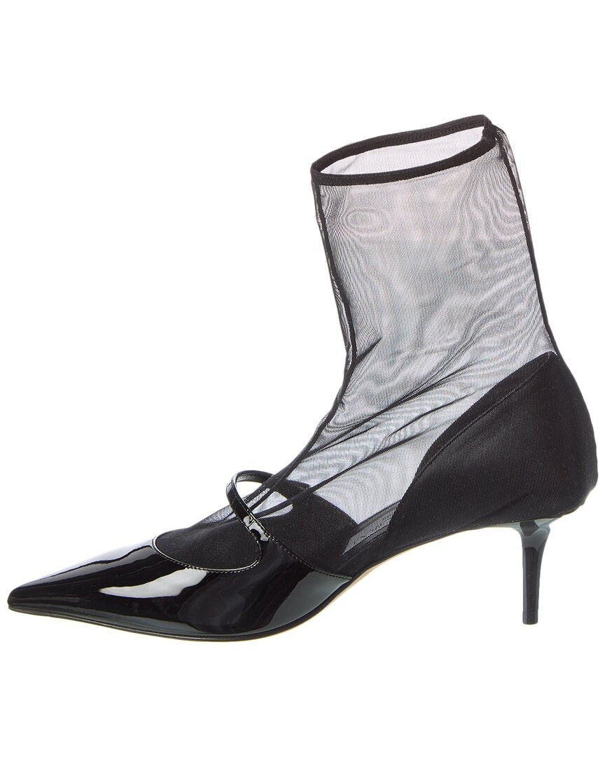 Jimmy Choo Carolyn Ab 60 Mesh & Leather Bootie – Bluefly