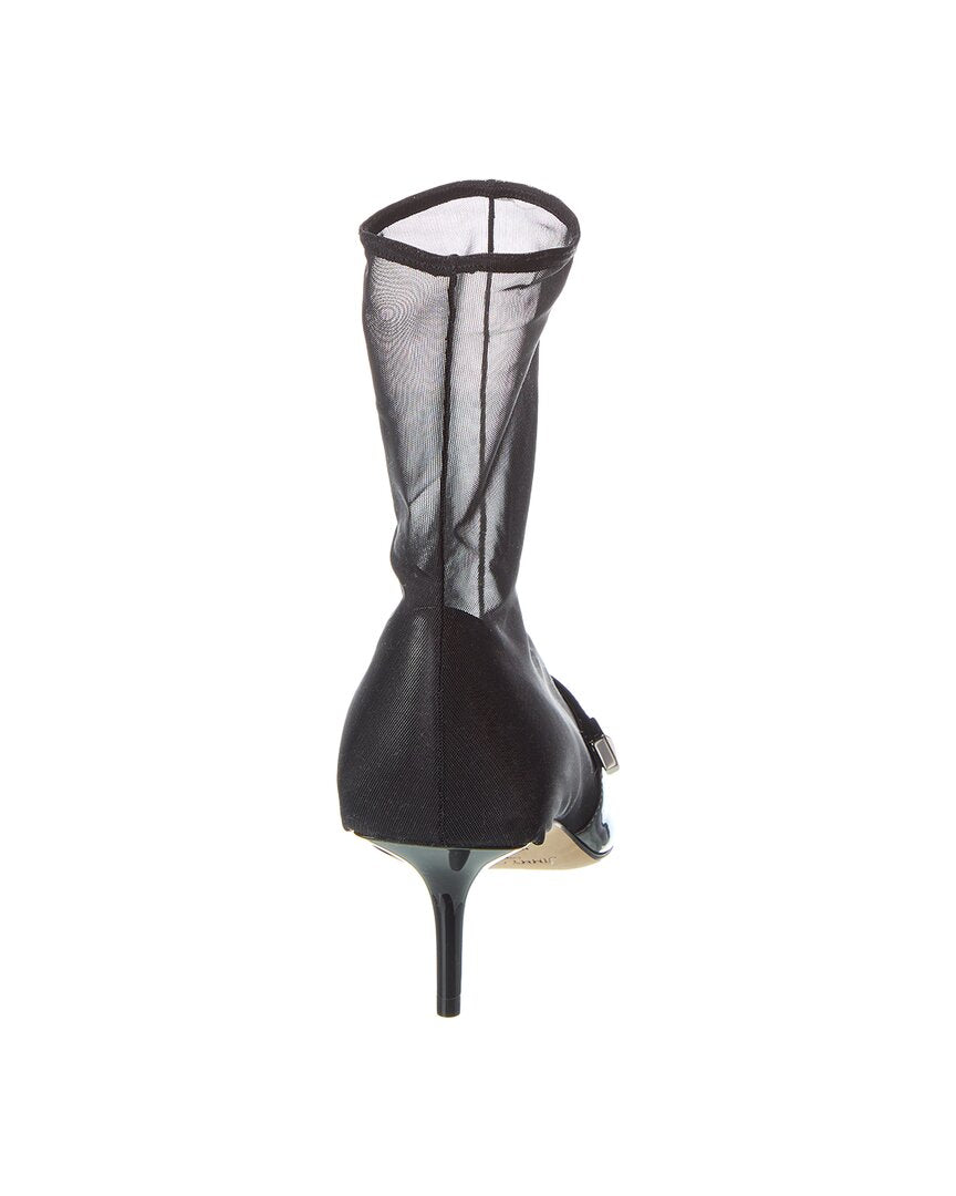 Jimmy Choo Carolyn Ab 60 Mesh & Leather Bootie – Bluefly