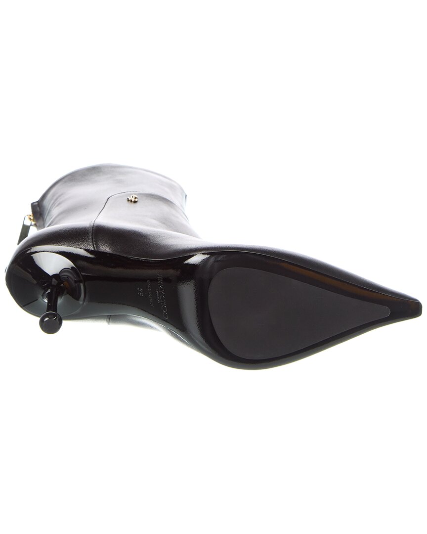 Jimmy Choo Cycas Ab 80 Leather Bootie – Bluefly Jimmy Choo Cycas Ab 80 Leather Bootie – Bluefly