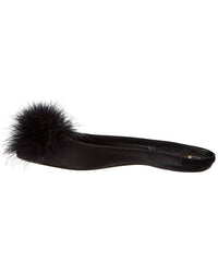 Saint Laurent Lido Satin Flat