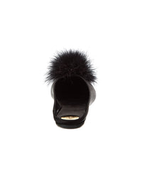 Saint Laurent Lido Satin Flat