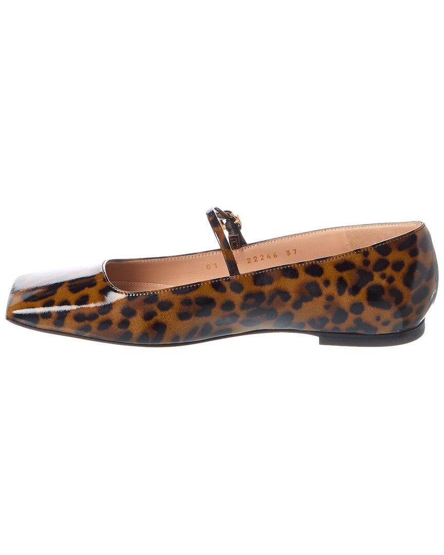 Gianvito Rossi Christina Leather Flat