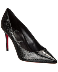Christian Louboutin Kate 85 Leather Pump Black