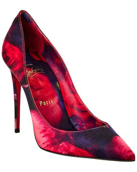 Christian Louboutin Kate 100 Satin Pump Blue