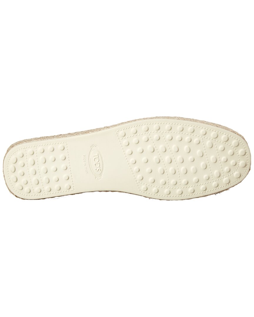 Tod’S Gommino Tassel Suede Espadrille