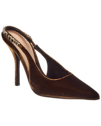 Gucci Gucci Signoria Velvet Slingback Pump