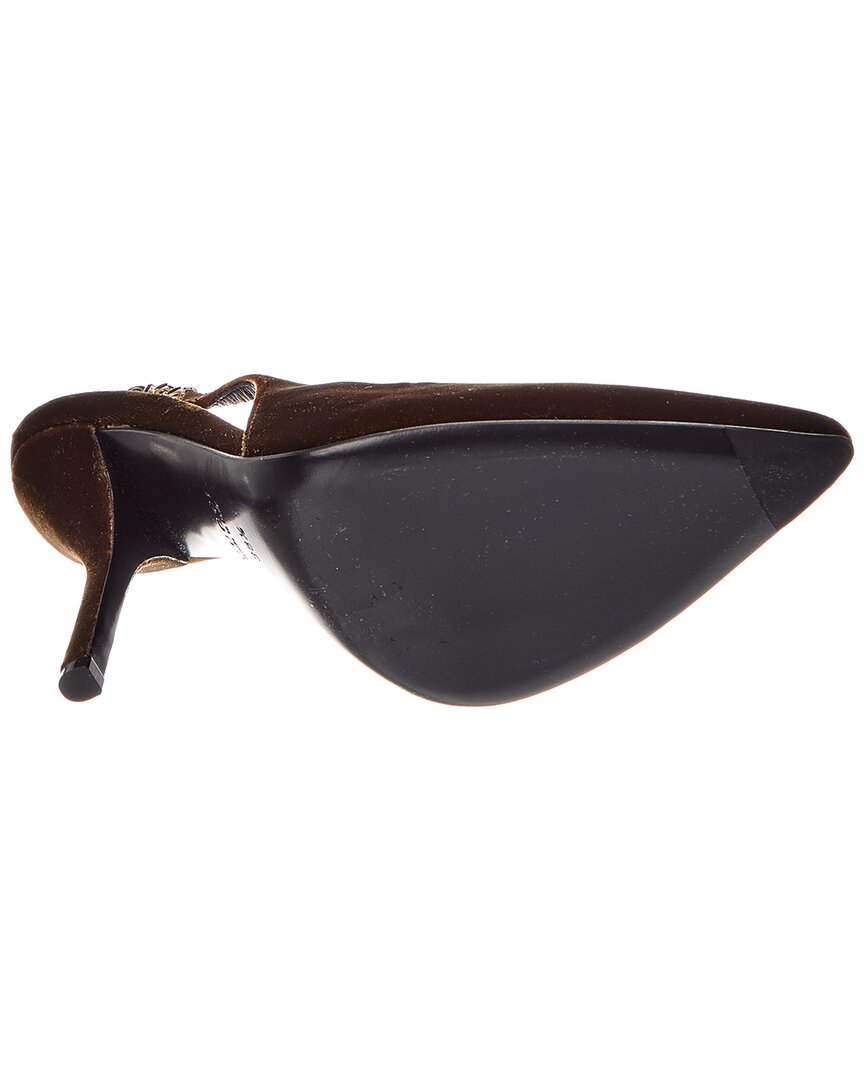 Gucci Gucci Signoria Velvet Slingback Pump