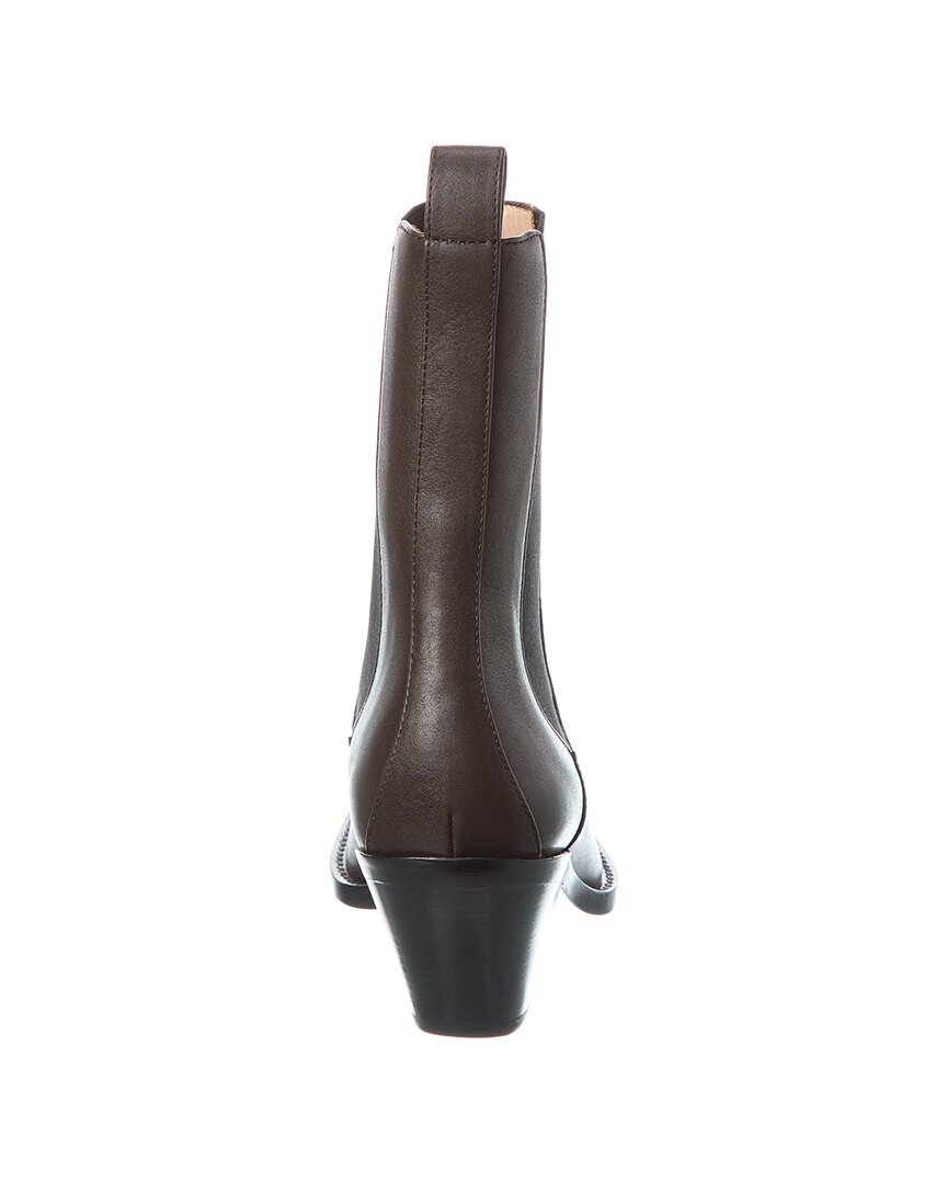 Khaite Austin Leather Bootie