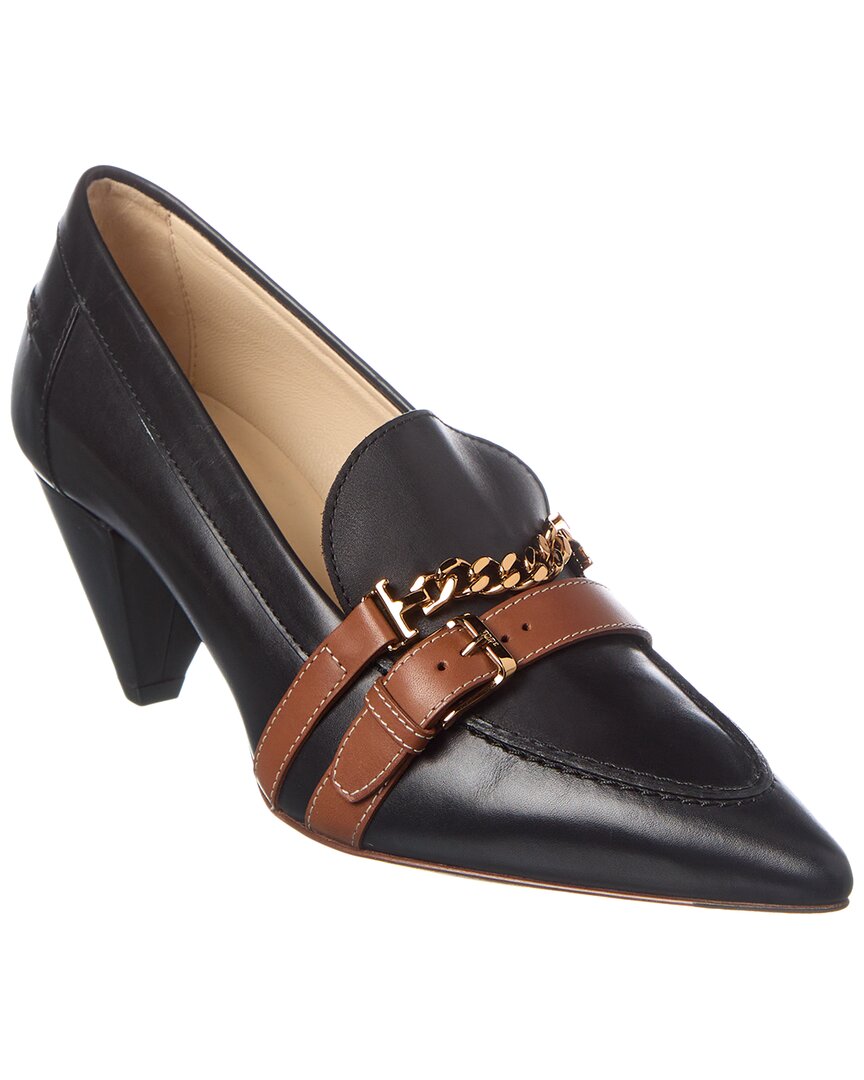 Tod’S Logo Leather Pump