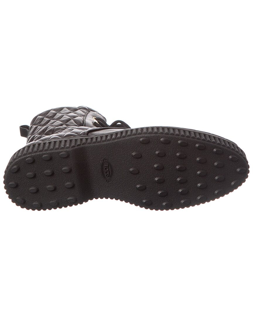 Tod’S Quilted Leather Boot