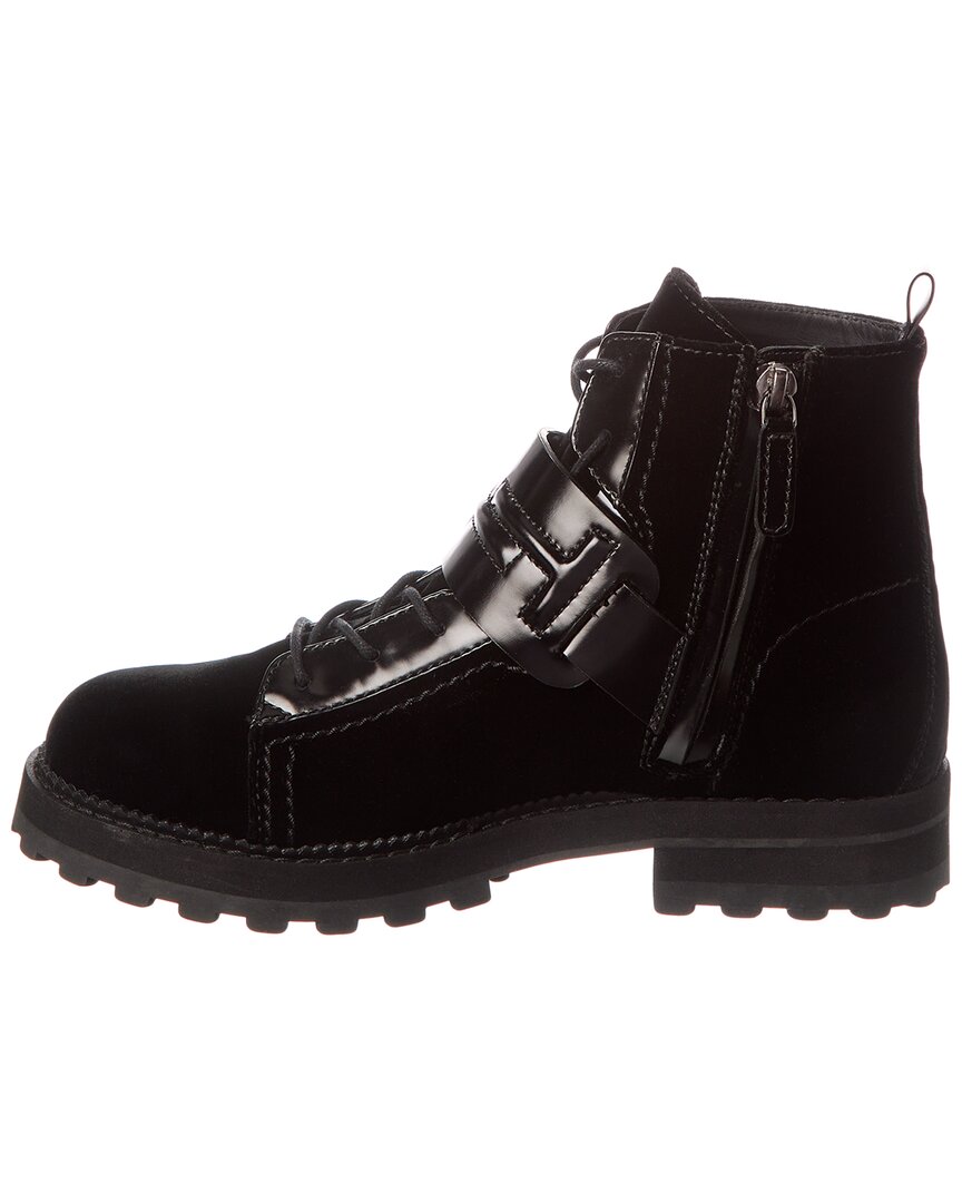 Tod’S Velvet & Leather Boot
