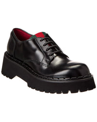 Gucci Gucci Web Leather Loafer