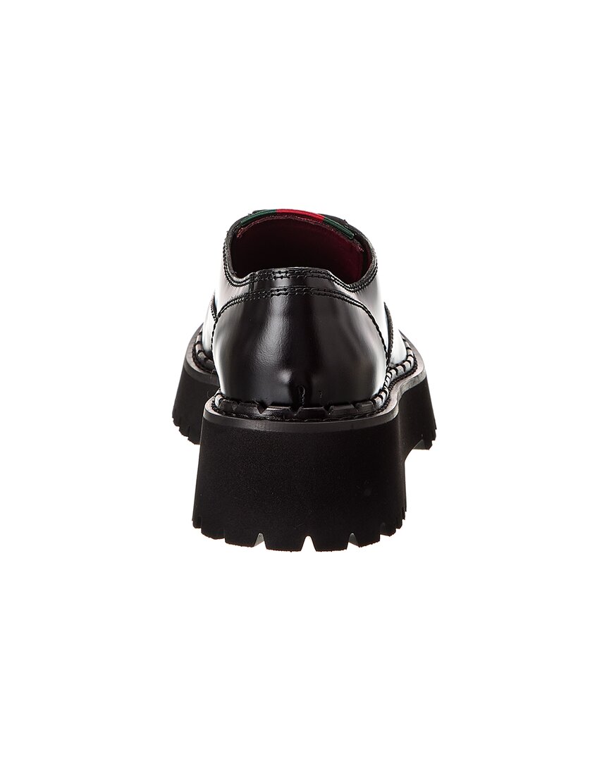 Gucci Gucci Web Leather Loafer