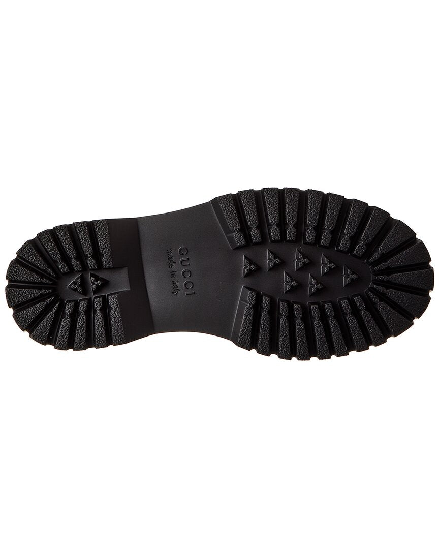Gucci Gucci Web Leather Loafer