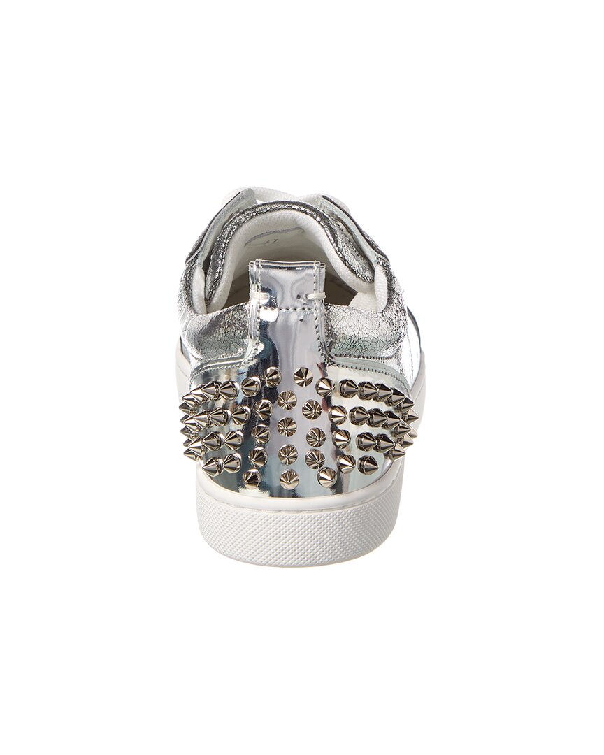 Christian Louboutin Louise Junior Spikes Leather Sneaker