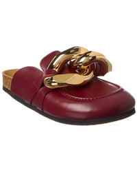 Jw Anderson Chain Leather Mule Red 35