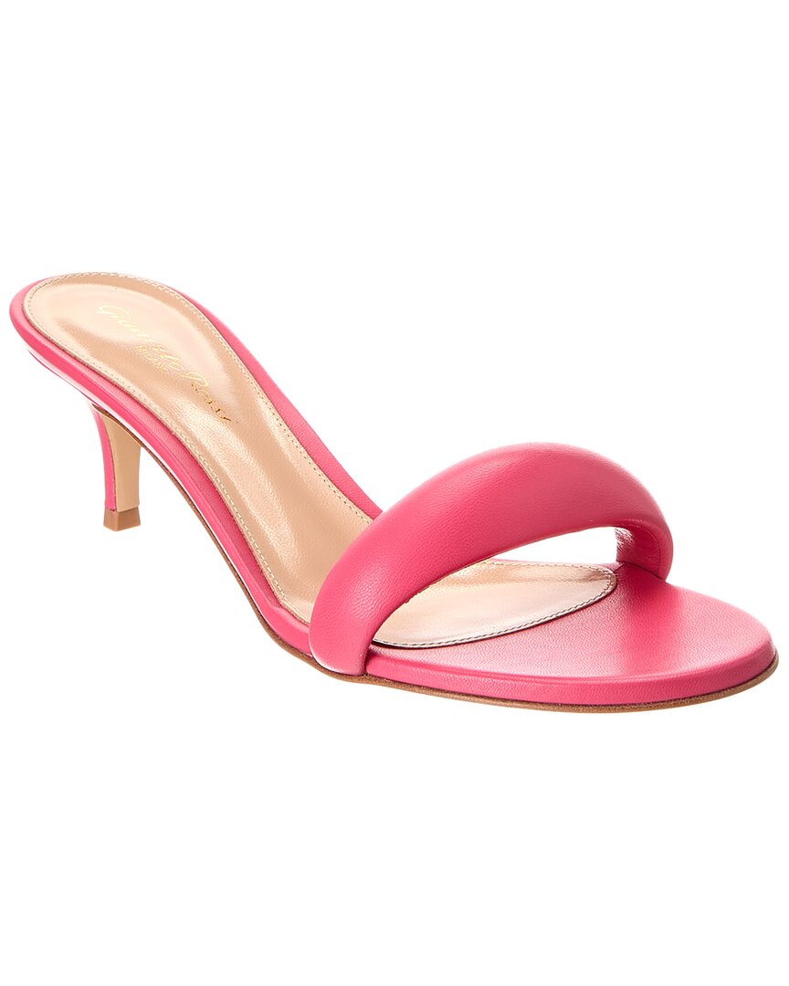 Gianvito Rossi Bijoux 55 Leather Sandal Pink