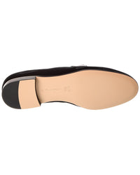 Gianvito Rossi Belem Velvet & Leather Loafer