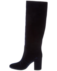 Gianvito Rossi 85 Velvet Knee-High Boot
