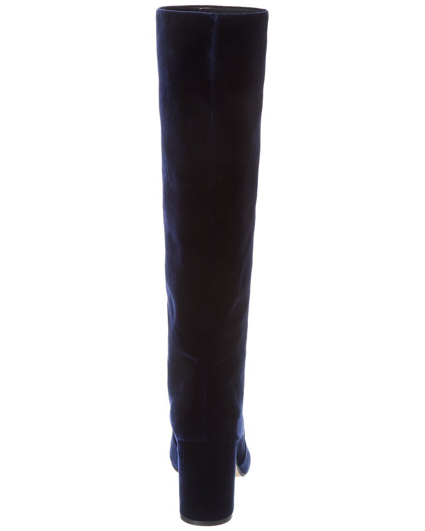 Gianvito Rossi 85 Velvet Knee-High Boot