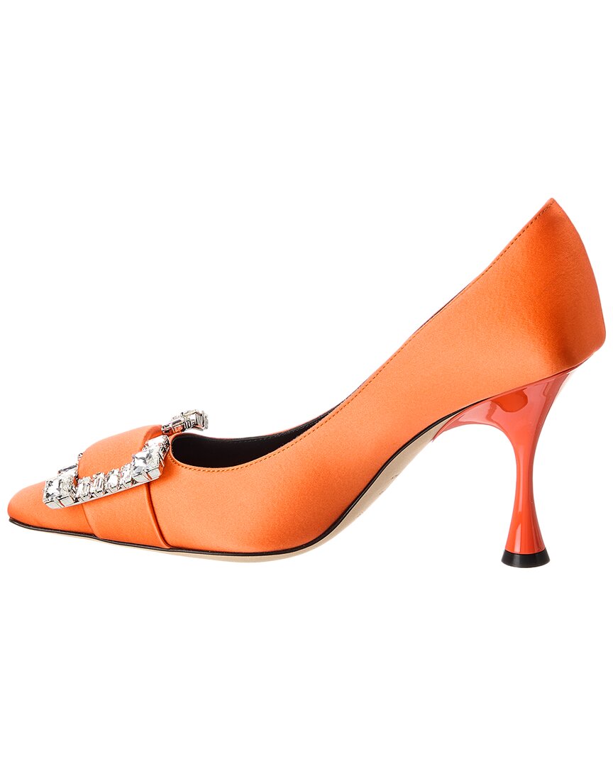 Sergio Rossi Sr Twenty Buckle Satin Pump – Bluefly