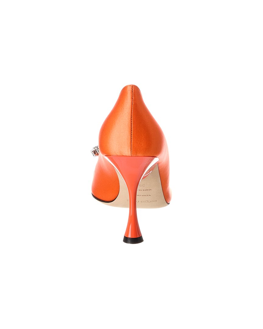 Sergio Rossi Sr Twenty Buckle Satin Pump – Bluefly