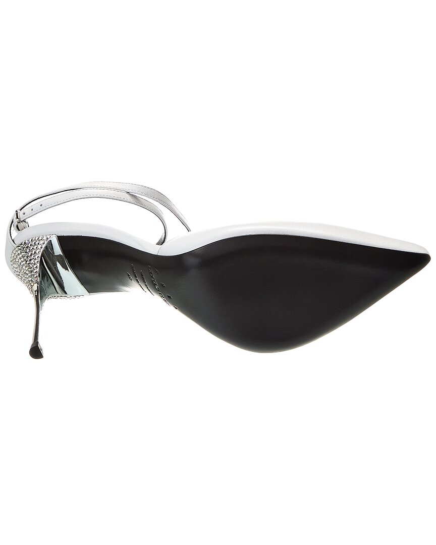 Sergio Rossi Satin Ankle Wrap Pump