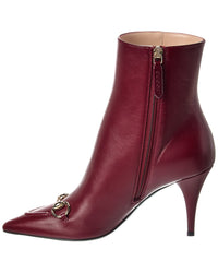 Gucci Gucci Horsebit Leather Bootie