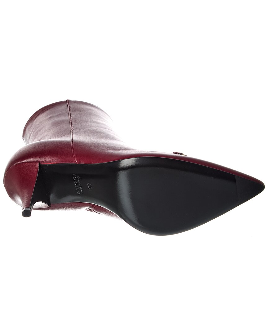 Gucci Gucci Horsebit Leather Bootie