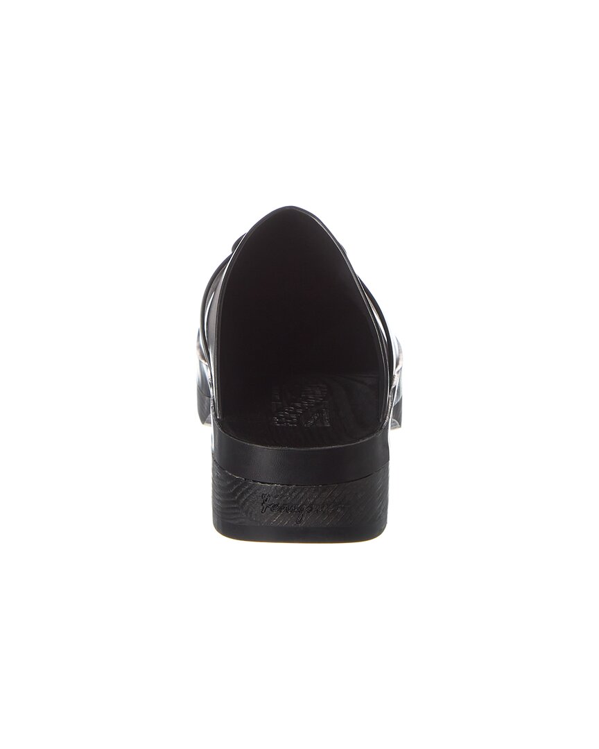 Ferragamo Nope D Leather Mule