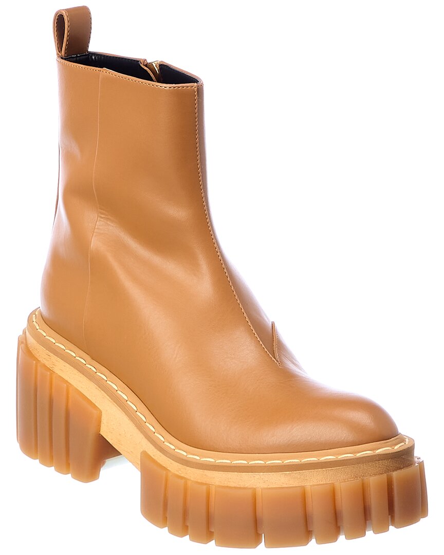 Stella Mccartney Emilie Platform Boot Brown Multi
