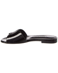 Manolo Blahnik Houramu Patent Sandal