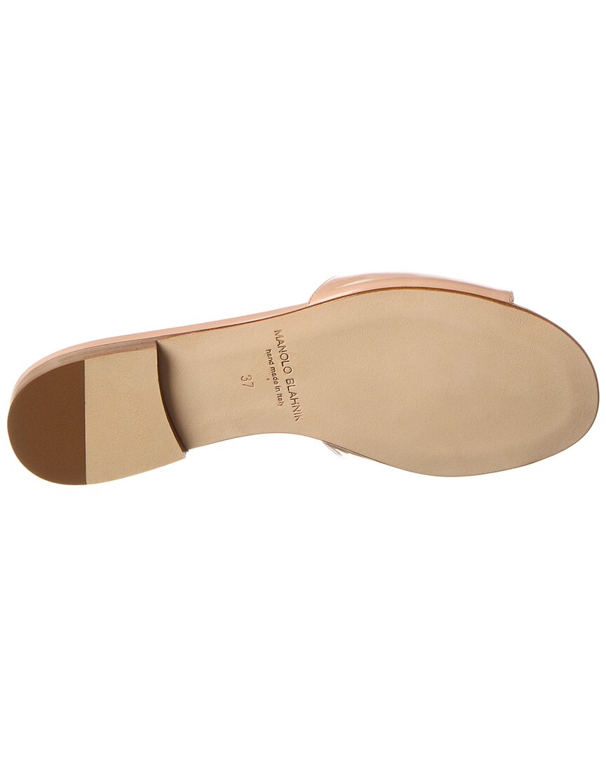 Manolo Blahnik Houramu Patent Sandal