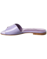 Manolo Blahnik Houramu Patent Sandal